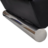 Thumbnail for Chaiselongue Schwarz Kunstleder