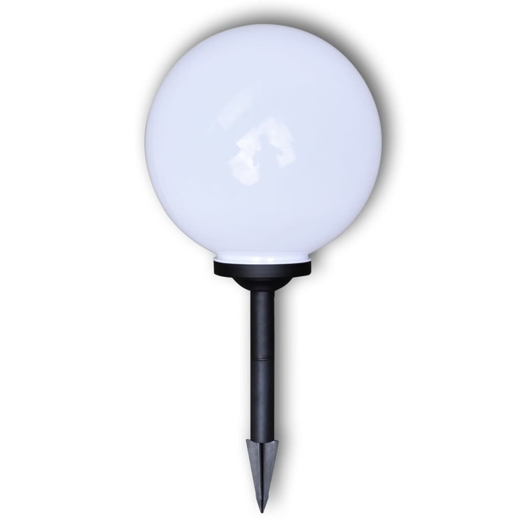 Außenlampe Solarlampe LED Gartenkugel 2 Stk. 30cm mit Erdspieß