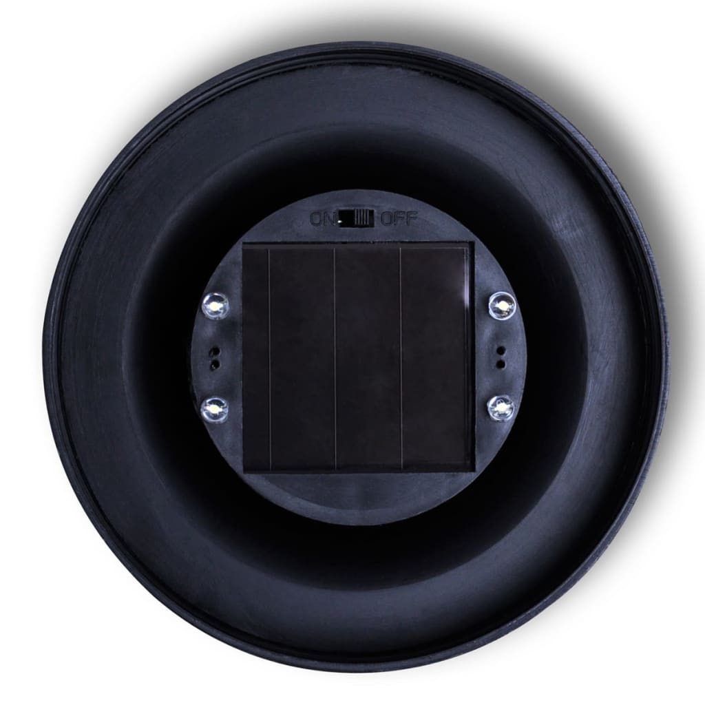 Außenlampe Solarlampe LED Gartenkugel 2 Stk. 30cm mit Erdspieß