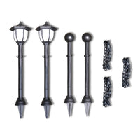 Thumbnail for 2x LED Lampe Solarleuchte Außenlampe Gartenleuchte Laterne