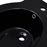 Thumbnail for Standbidet Stand-Bidet Bodenstehend Bidet Keramik schwarz