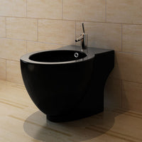 Thumbnail for Standbidet Stand-Bidet Bodenstehend Bidet Keramik schwarz