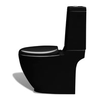 Thumbnail for Stand-WC & Bidet Set Schwarz Keramik