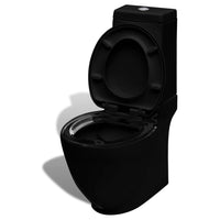 Thumbnail for Stand-WC & Bidet Set Schwarz Keramik
