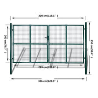 Thumbnail for Maschendrahtzaun Drahtzaun 289 x 200 cm / 306 x 250 cm
