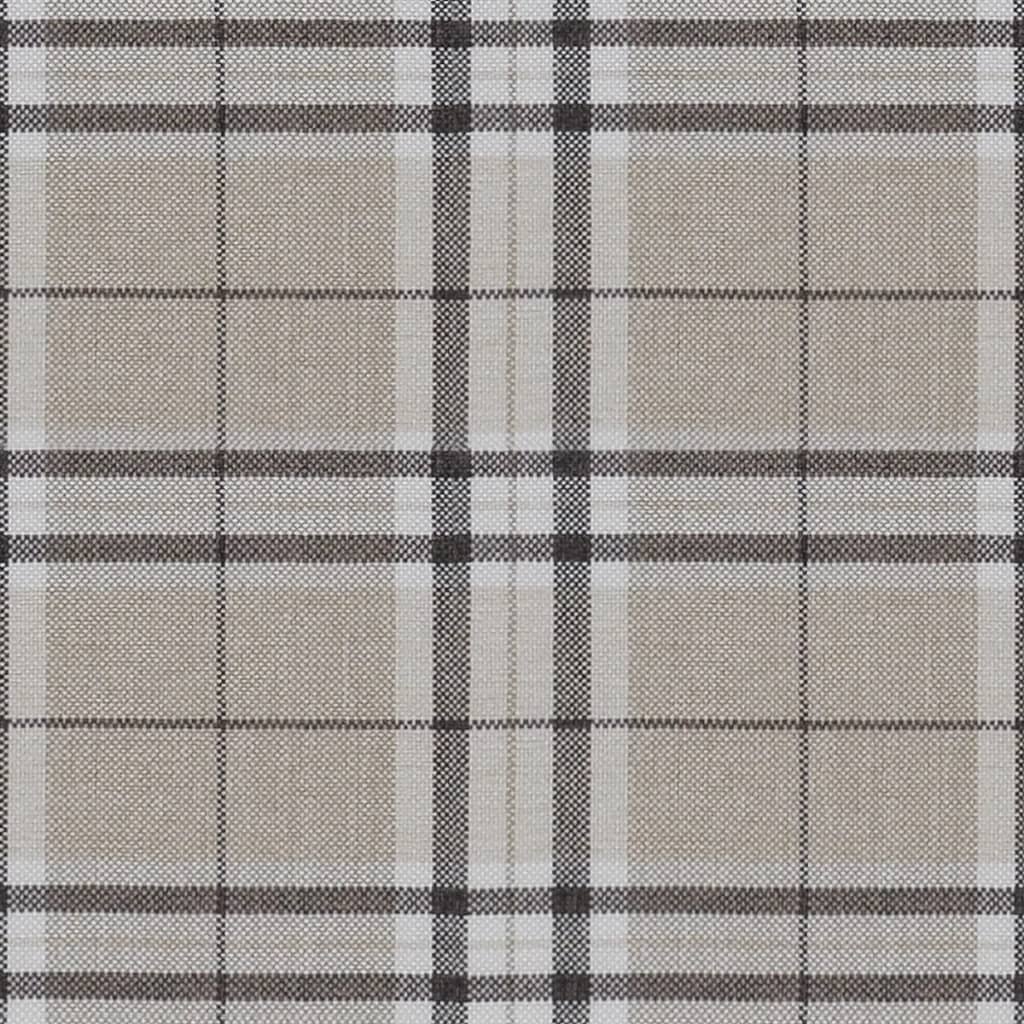 Sessel mit Sitzpolster Cremefarben Stoff