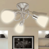 Thumbnail for Deckenleuchte mit Glas-Lampenschirmen für 3 E14 Glühlampen