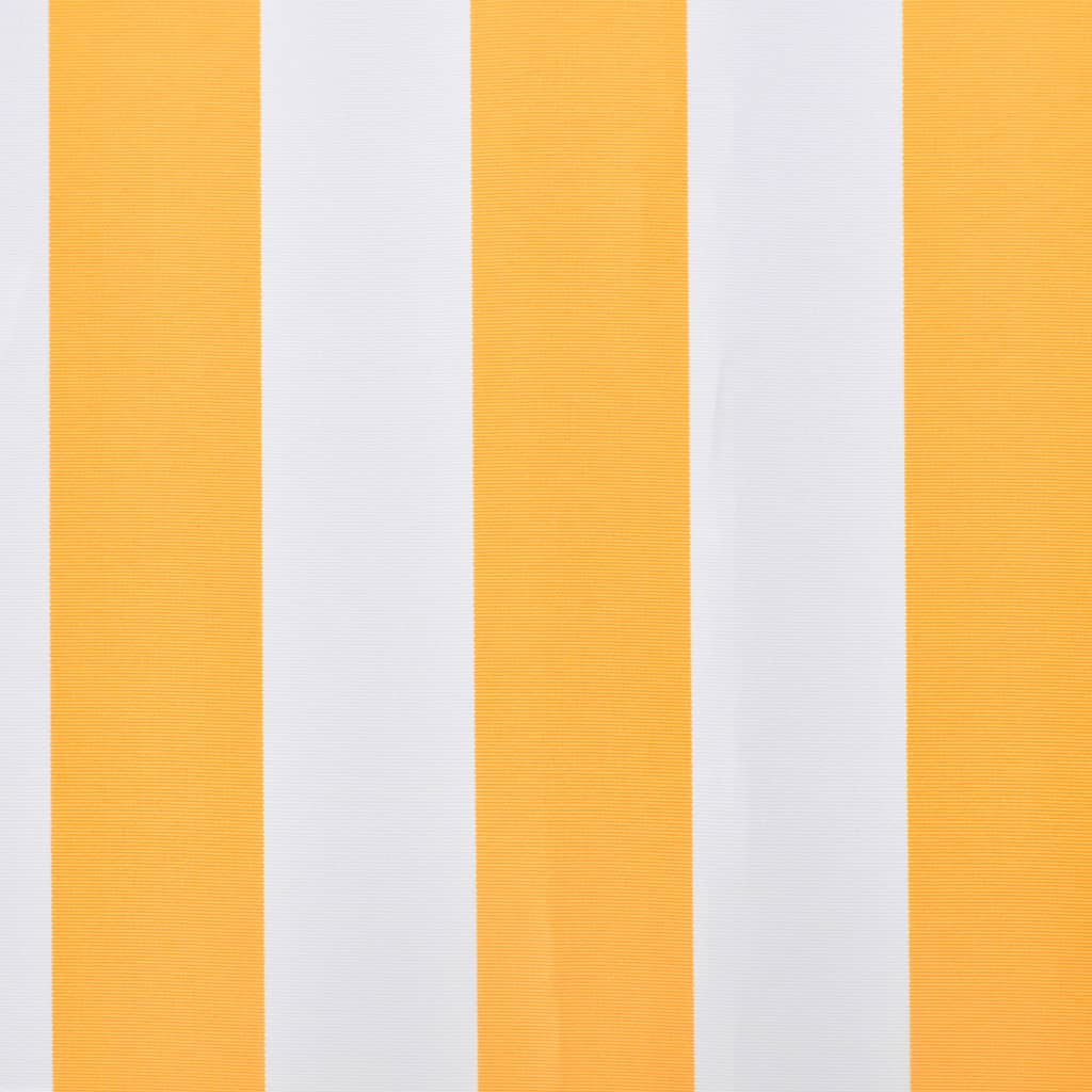 Markisenbespannung Canvas Sonnenblumengelb & Weiß 3x2,5 m