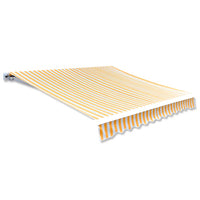 Thumbnail for Markisenbespannung Canvas Sonnenblumengelb & Weiß 6x3 m