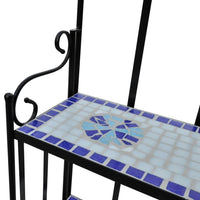 Thumbnail for Wandregal Pflanzregal Gartenregal Blumentreppe Mosaik B