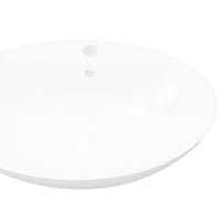Thumbnail for 140678 Luxury Ceramic Basin Oval with Overflow and Faucet Hole
