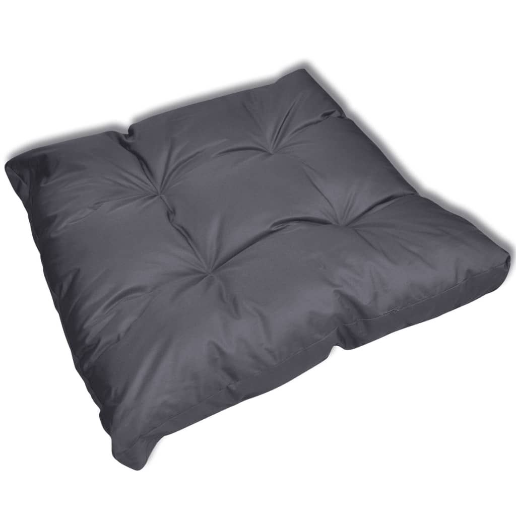 Sitzkissen Gepolstert 80x80x10 cm Grau