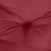 Thumbnail for Palettenkissen 80x80x12 cm Weinrot Stoff