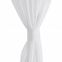 Thumbnail for 2 x Transparente Gardine Fertiggardine 140 x 245 cm weiß