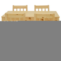Thumbnail for Esstisch Holztisch mit 4 Holzstühlen Esszimmerset Essgruppe