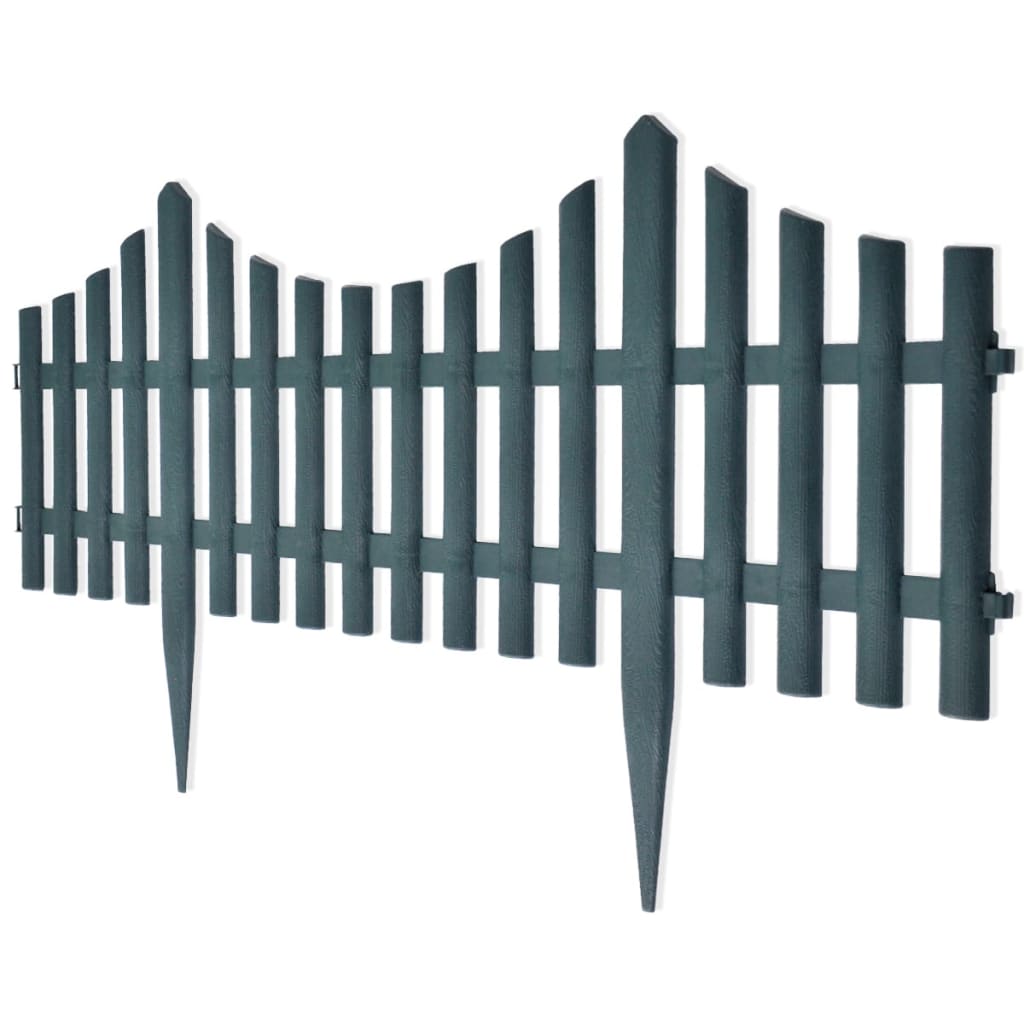 Beeteinfassung 17 Stk. 10 m Grün