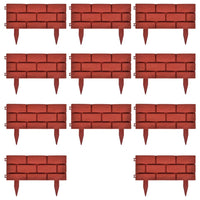 Thumbnail for 11 x Palisade Gartenzaun Beeteinfassung Beetumrandung
