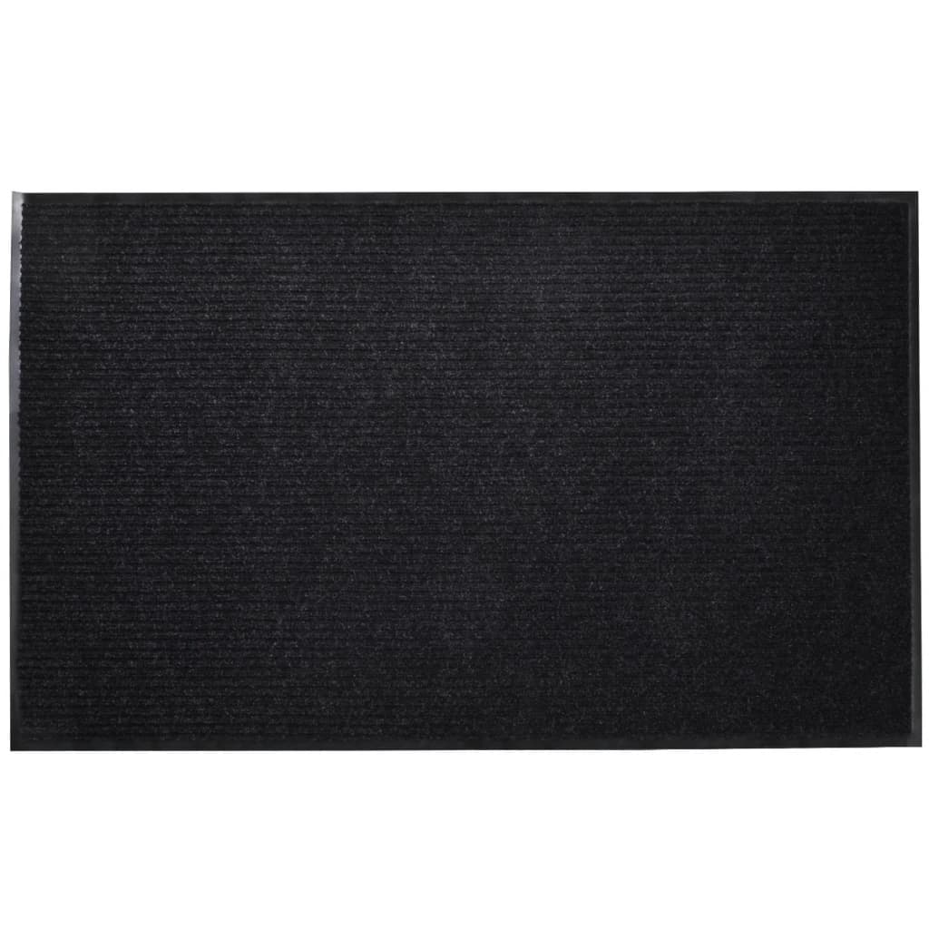 Schwarze PVC Türmatte 90 x 60 cm