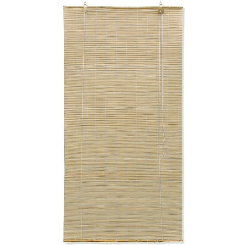 Naturfarbenes Bambusrollo 100 x 160 cm