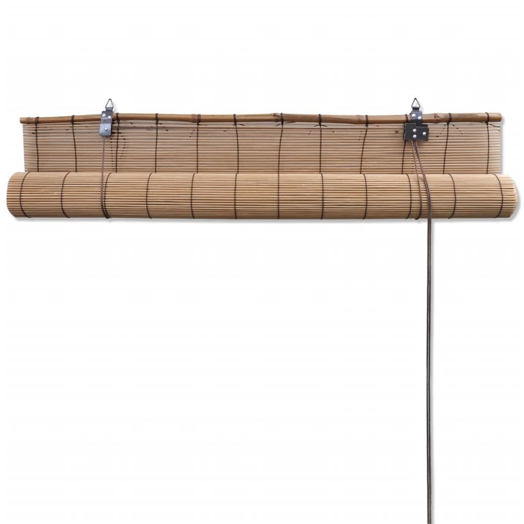 Braunes Bambusrollo 120 x 160 cm