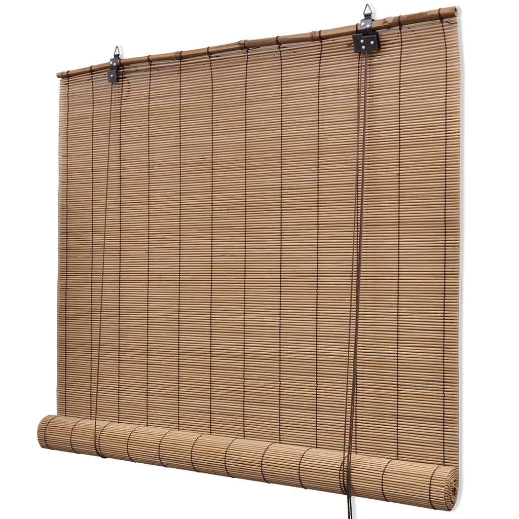 Braunes Bambusrollo 140 x 160 cm