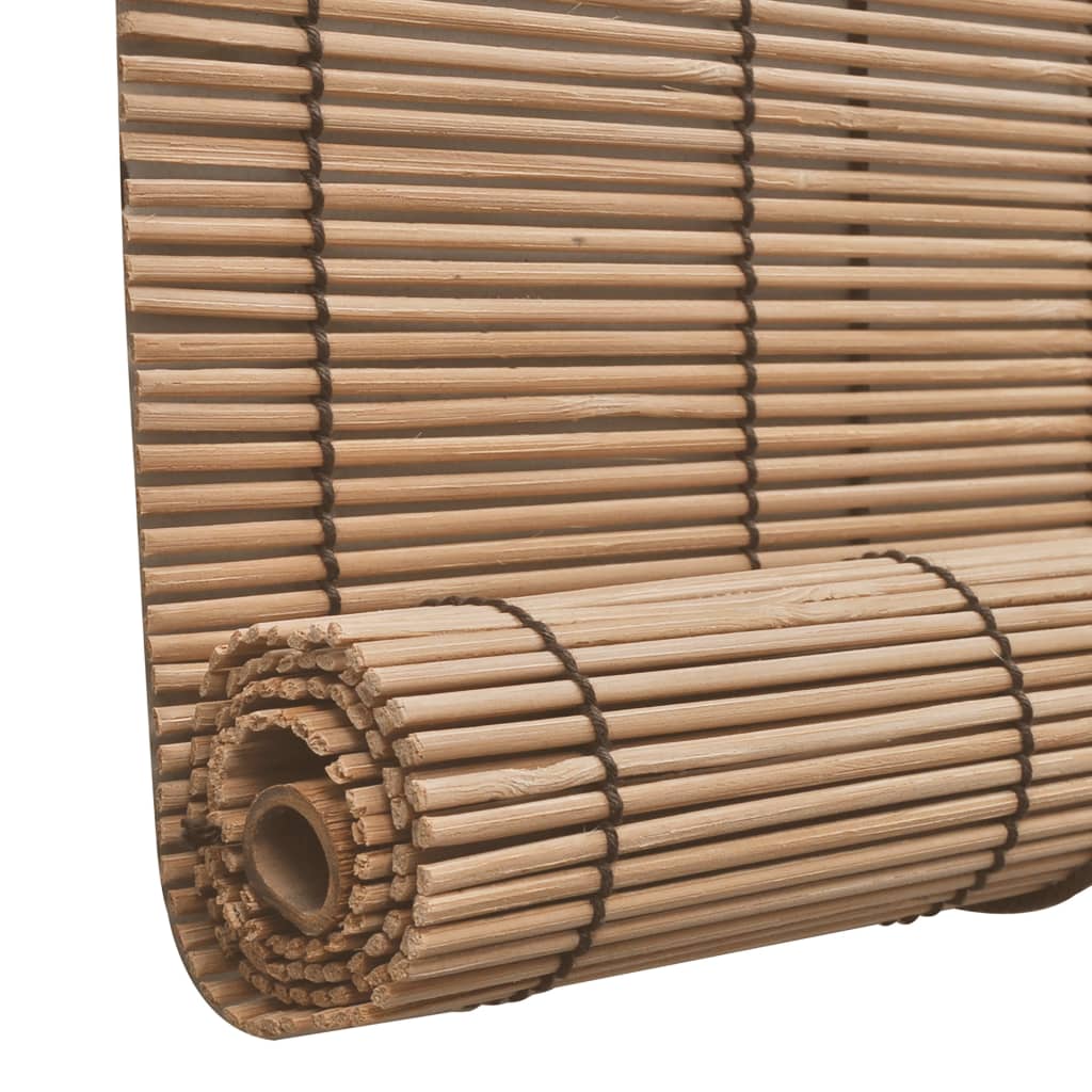 Braunes Bambusrollo 140 x 160 cm