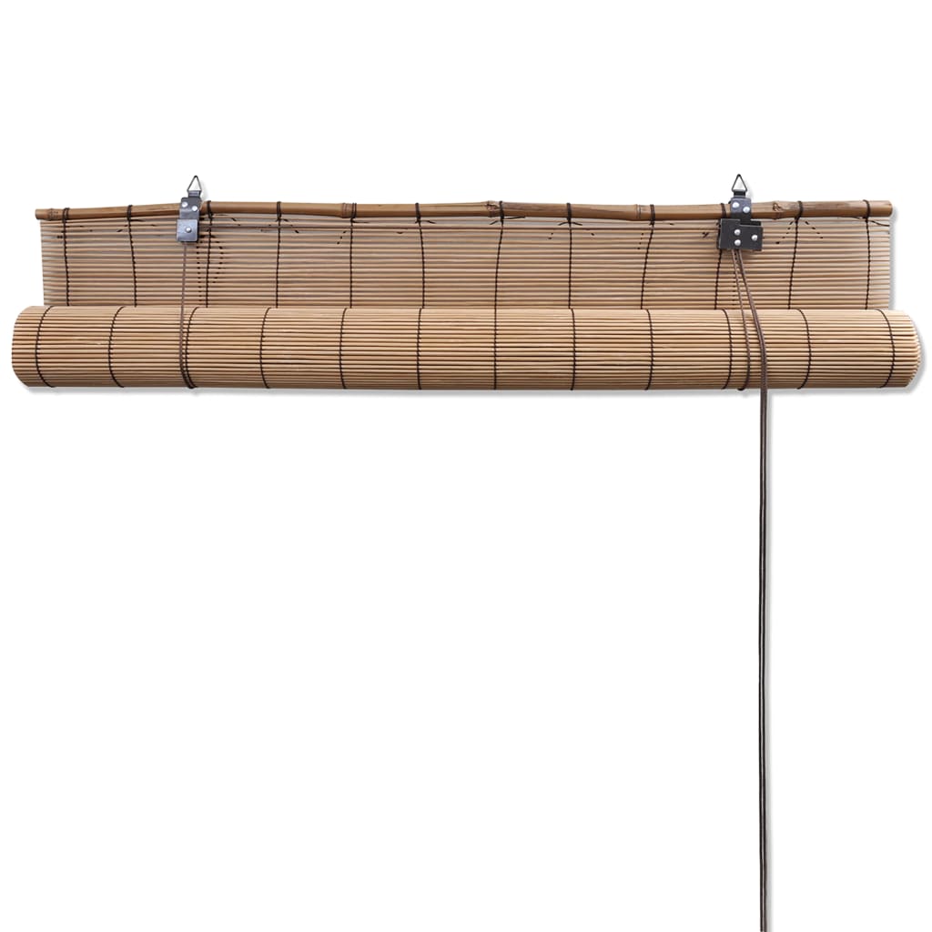 Braunes Bambusrollo 140 x 160 cm