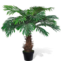 Thumbnail for Naturgetreue Künstliche Cycus-Palme mit Topf 80 cm