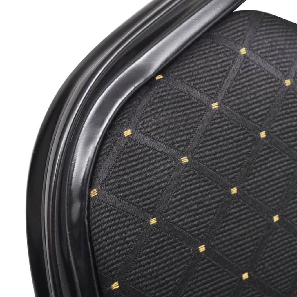 Esszimmerstühle 30 Stk. Stoff Schwarz