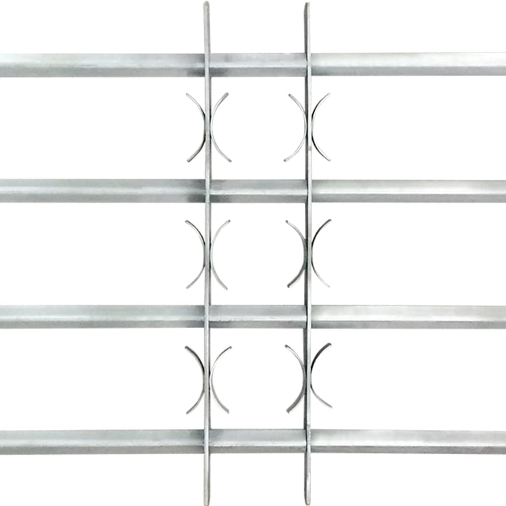 Fenstergitter Verstellbar mit 4 Querstäben 700-1050 mm