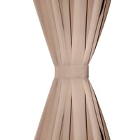 Thumbnail for 130374 2 pcs Cream Slot-Headed Blackout Curtains 135 x 245 cm