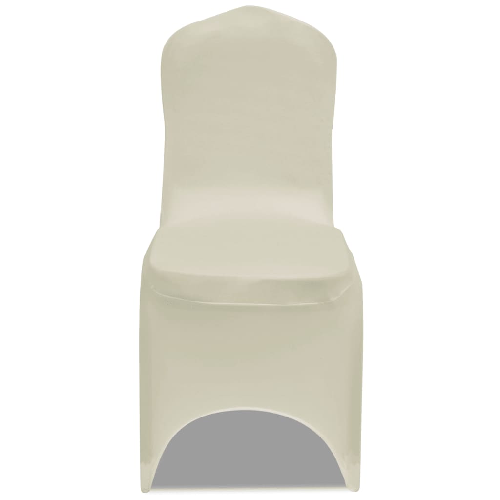 50 x Stuhlhusse Stretchhusse cremefarben
