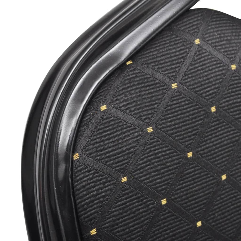 Esszimmerstühle 20 Stk. Stoff Schwarz