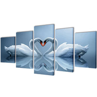 Thumbnail for Bilder Dekoration Set Schwan 200 x 100 cm