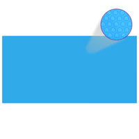 Thumbnail for Rechteckige Pool-Abdeckung PE Blau 732 x 366 cm