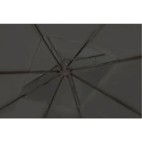 Thumbnail for Gartenpavillon mit Dach 3 x 3 m Dunkelgrau