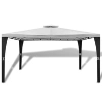 Thumbnail for Gartenpavillon mit Dach 3 x 4 m Cremeweiß