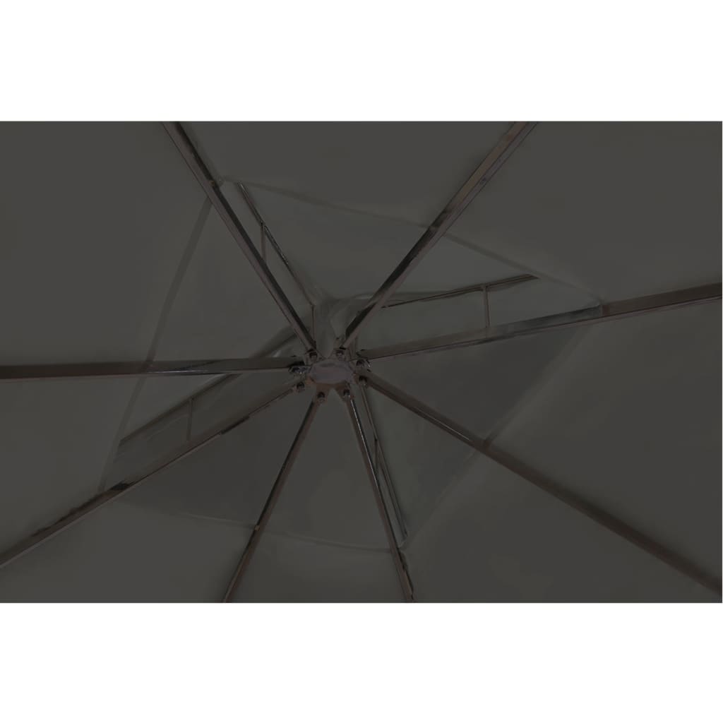 Gartenpavillon mit Dach 3 x 4 m Dunkelgrau