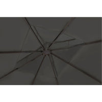 Thumbnail for Gartenpavillon mit Dach 3 x 4 m Dunkelgrau