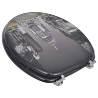 Thumbnail for Toilettensitz WC-Sitz MDF New York Design