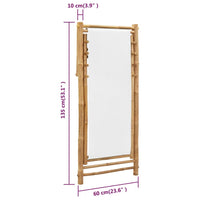 Thumbnail for Garten-Liegestuhl Bambus und Segeltuch