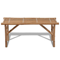 Thumbnail for Gartenbank Klappbar 118 cm Bambus