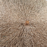 Thumbnail for Bambus-Sonnenschirm mit Bananenblatt-Dach 270 cm