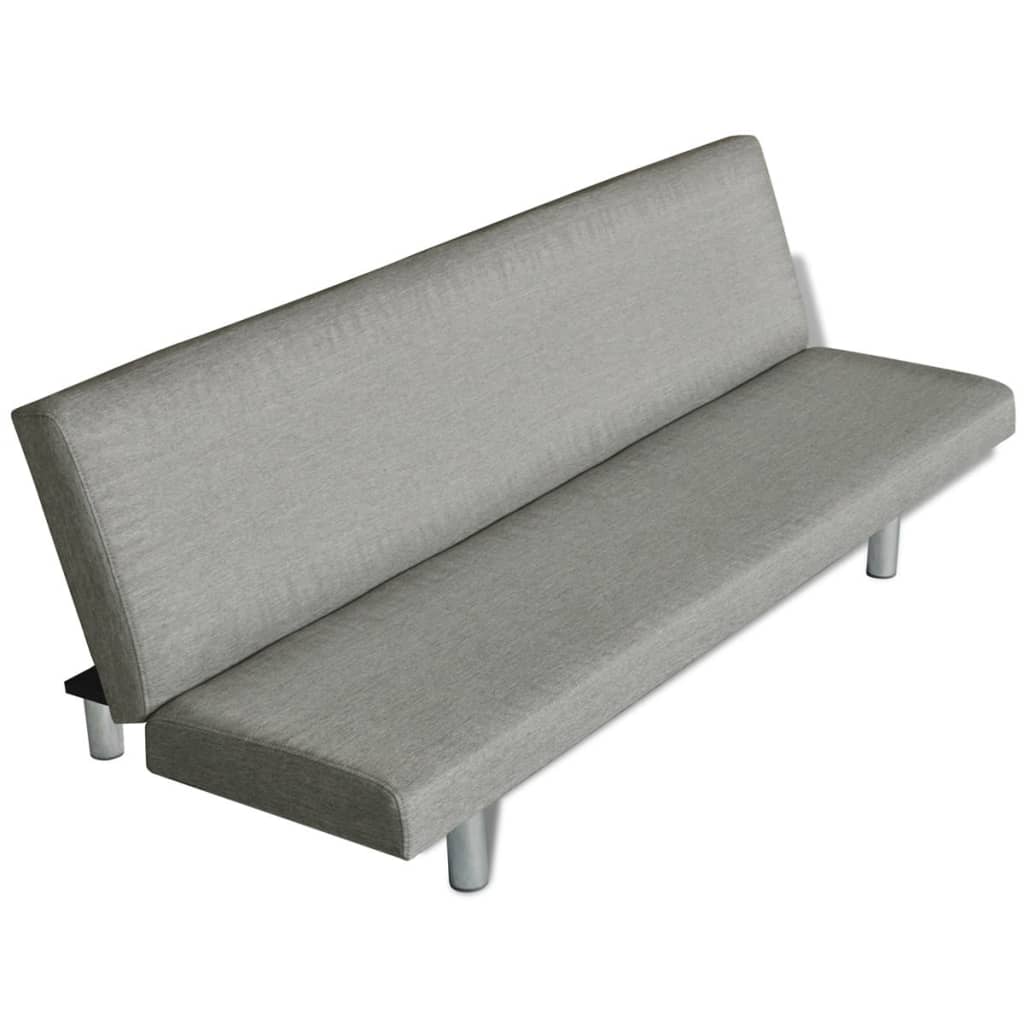 Schlafsofa Grau Polyester