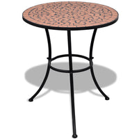 Thumbnail for Bistrotisch Terracotta-Rot 60 cm Mosaik