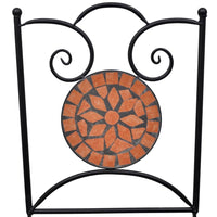 Thumbnail for Bistrostühle 2 Stk. Klappbar Keramik Terrakotta