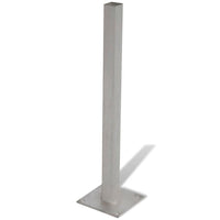 Thumbnail for Zaunelement WPC 105×(105-185) cm Braun