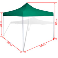 Thumbnail for Faltzelt 3 x 3 m Grün