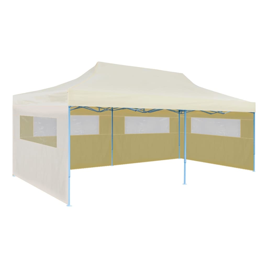 Pop-Up-Partyzelt Faltbar Creme 3×6 m
