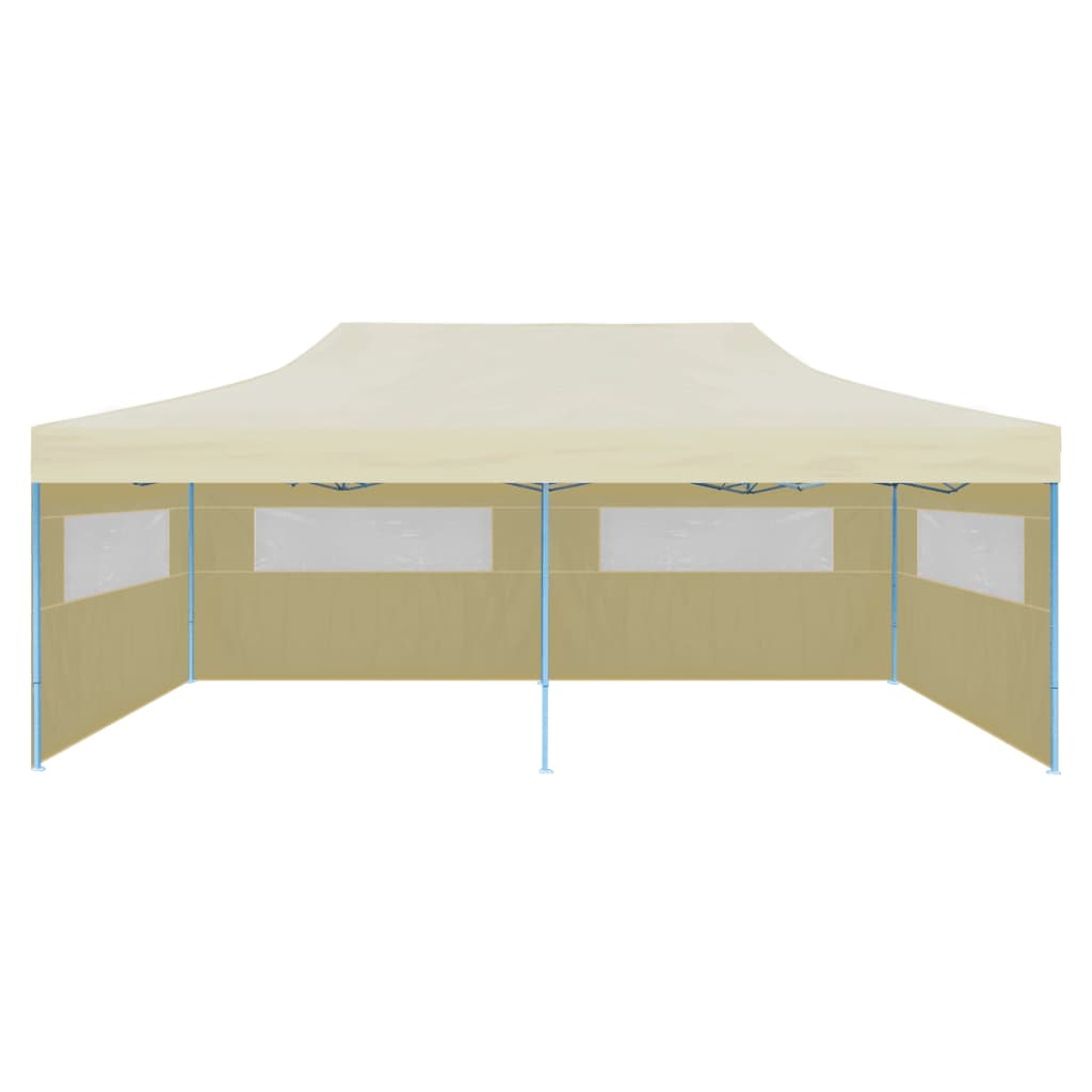 Pop-Up-Partyzelt Faltbar Creme 3×6 m